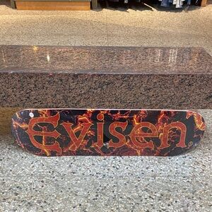 Evisen Skateboard Deck - Evi-Logo Magma / 8.38